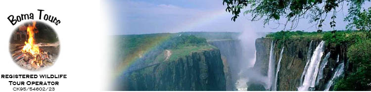 At Victoria Falls with Boma Tours & Safaris